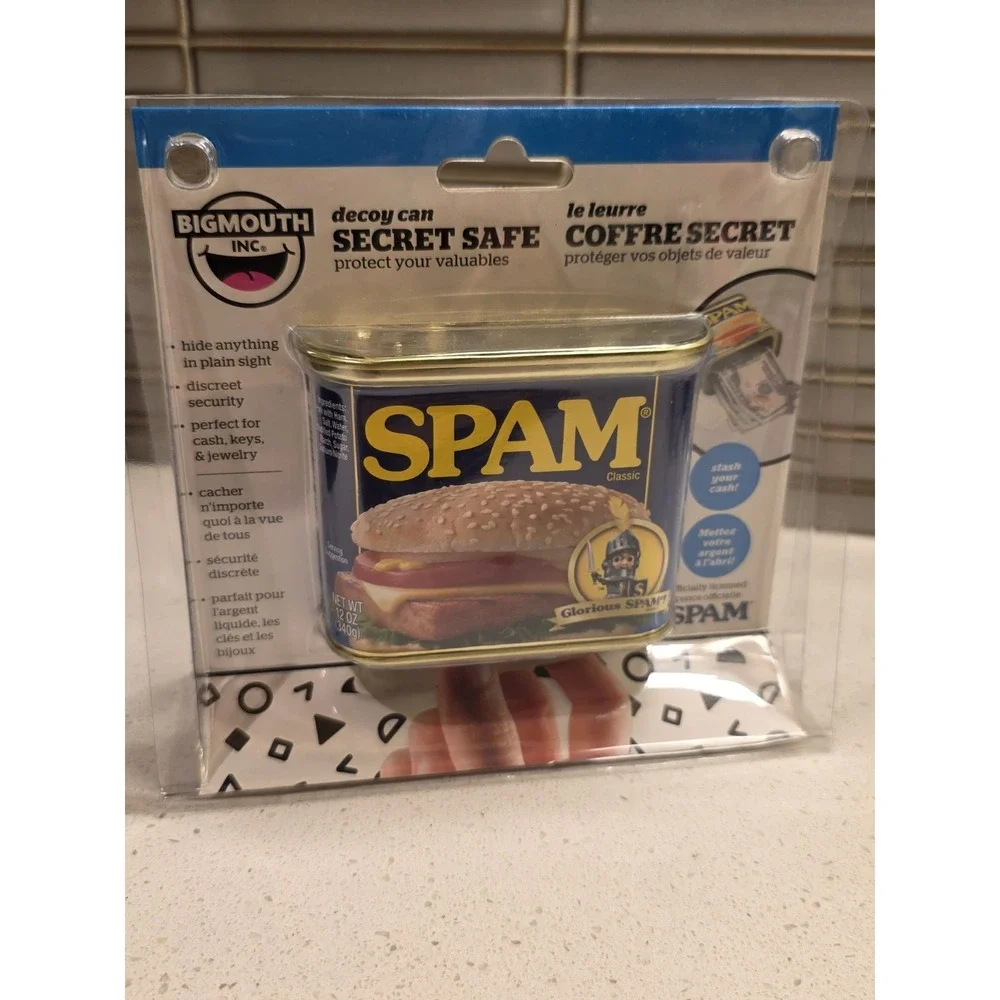 SPAM -  Bigmouth Inc.  Decoy Secret Safe Can. Stash Your Cash New Factory Sealed